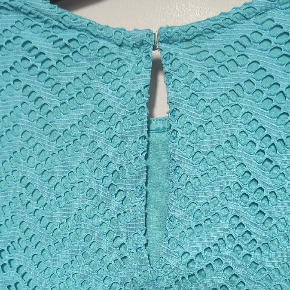 Banana Republic Blue Fitted Sleeveless Tank Top - Picture 6 of 6